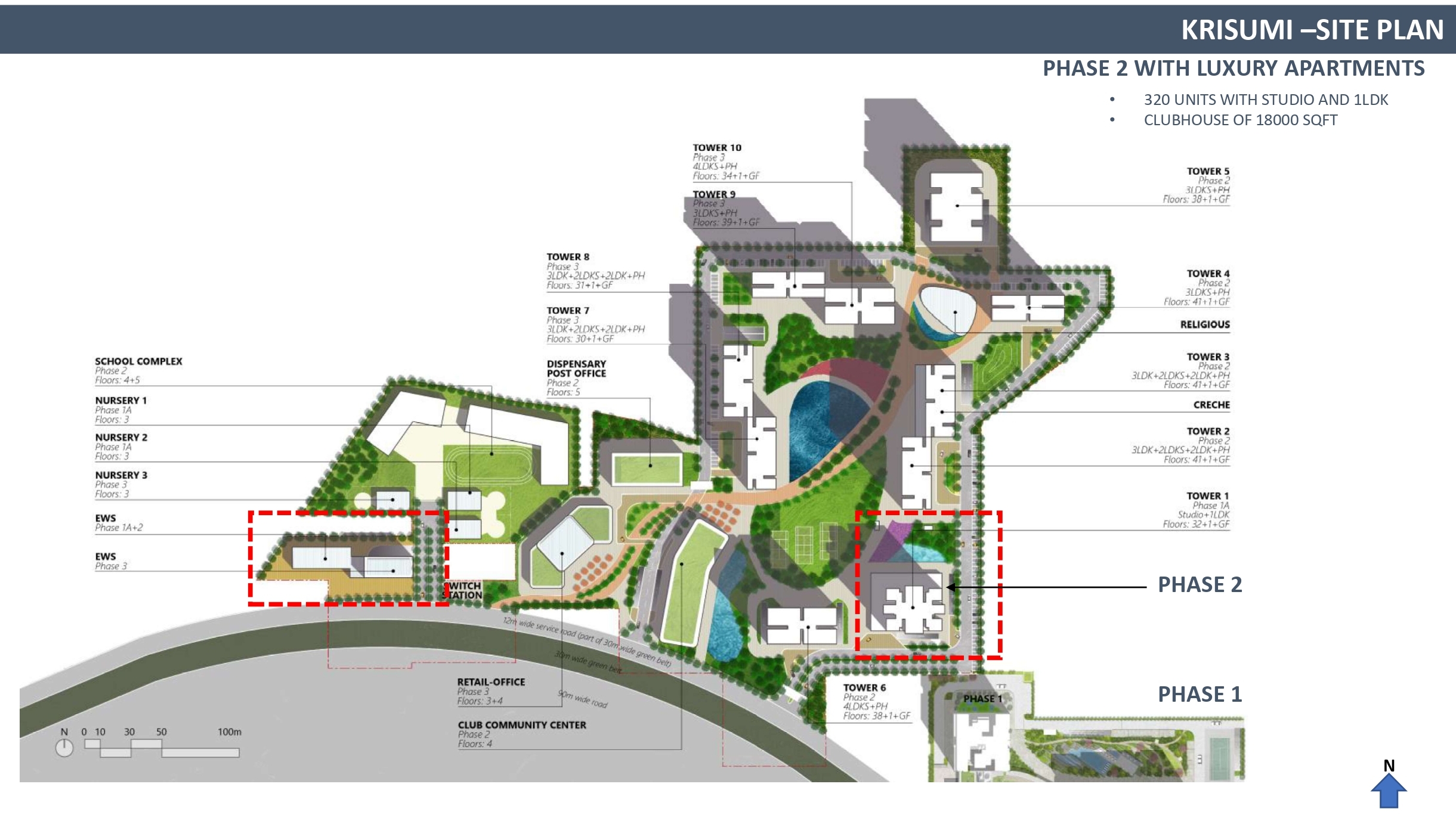 krisumi-Phase-3-gurgaon-site-plan